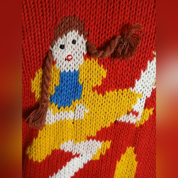 Radishes‎ & Roses Festive Red Cardigan - Picture 4 of 15